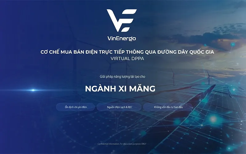 Mô hình DPPA kết hợp lưu trữ năng lượng: Chìa khóa thúc đẩy phát triển bền vững cho ngành xi măng - VinEnergo