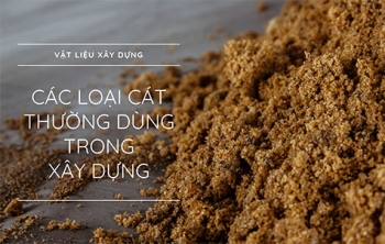 Các loại cát dùng trong xây dựng