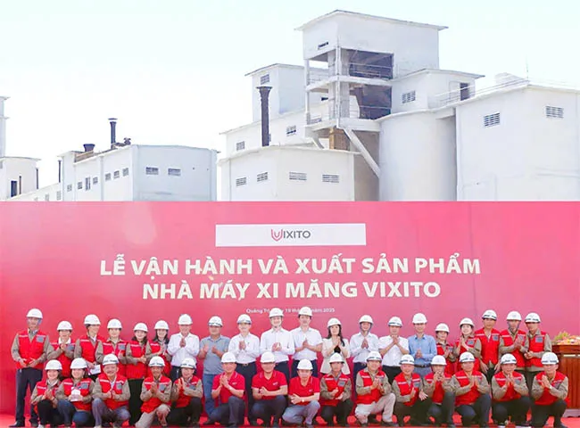 Nhà máy Xi măng VIXITO tại Quảng Trị chính thức đi vào hoạt động