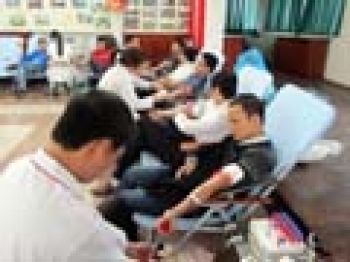 Đoàn viên thanh niên Vicem tham gia Ngày hội hiến máu tình nguyện