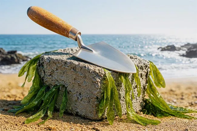 Thay thế một phần xi măng bằng biochar từ rong biển trong cấp phối bê tông