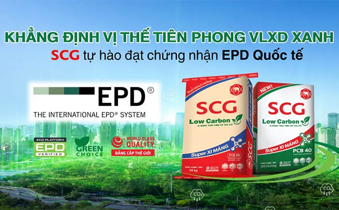 Xi măng SCG - Sản phẩm chất lượng cao hướng tới xây dựng xanh tại Việt Nam
