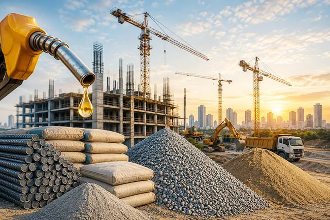 Giá nhiên liệu hạ nhiệt chưa đủ lực kéo mặt bằng giá vật liệu xây dựng đi xuống