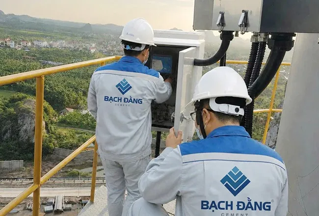 Nhà máy Xi măng Liên Khê áp dụng quan trắc khí thải tự động giám sát môi trường 24/7