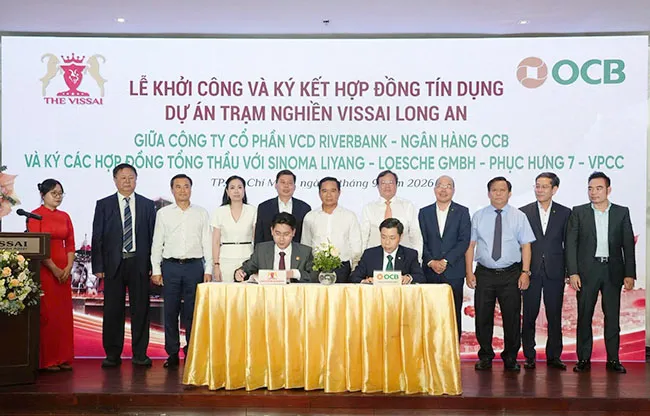 Tập đoàn Xi măng The Vissai ký kết 5 hợp đồng chiến lược triển khai dự án Trạm nghiền Vissai Long An