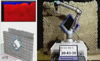 Công nghệ xây dựng mới sử dụng robot in 3D kết hợp với vật liệu đất sét