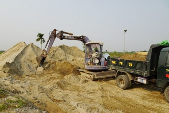 Thanh Hóa: Công trình bị đình trệ, doanh nghiệp gặp khó khăn vì giá cát leo thang