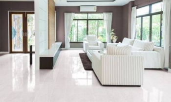 Sự kết hợp hài hòa của gạch lát nền và màu sơn nhà