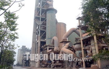 Xi măng Tân Quang khắc phục sự cố các công trình bảo vệ môi trường