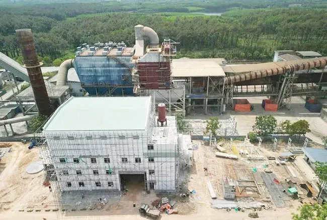 Xi măng Đồng Lâm áp dụng công nghệ tiết kiệm năng lượng, giảm phát thải trong sản xuất.