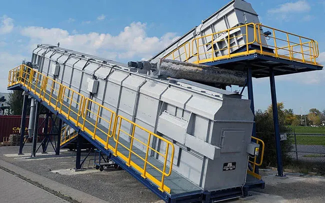 AUMUND giới thiệu hệ thống băng tải nung tuyến tính điện khí hóa cho sản xuất xi măng LC3.