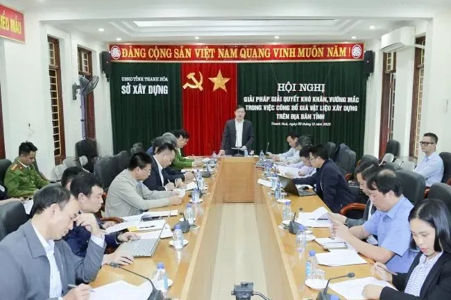 Thanh Hóa tìm giải pháp minh bạch hóa công bố giá vật liệu xây dựng.