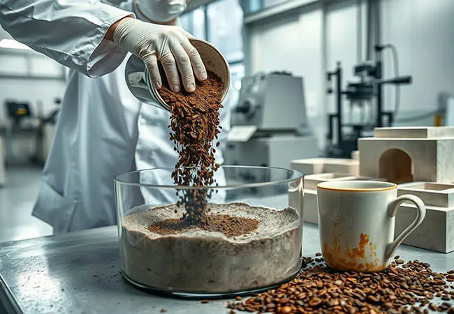 Tái chế bã cà phê thành biochar: Giải pháp tăng cường độ bền, giảm phát thải cho bê tông.