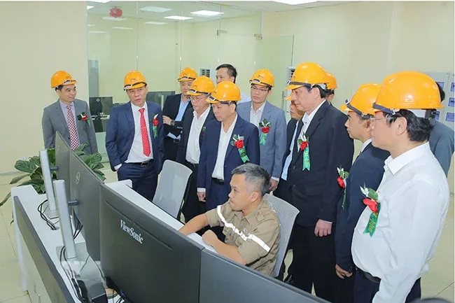 VICEM Tam Điệp khánh thành hệ thống tận dụng nhiệt khí thải để phát điện.