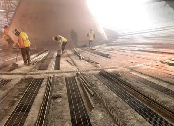 Vệ sinh định kỳ silo, mái vòm: Giải pháp nâng cao hiệu quả lưu trữ cho nhà máy xi măng.