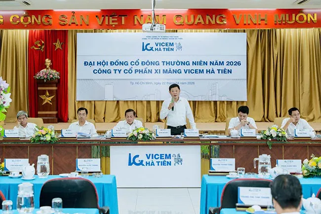 VICEM H&agrave; Ti&ecirc;n tổ chức ĐHĐCĐ thường ni&ecirc;n 2026 đặt mục ti&ecirc;u tăng trưởng bất chấp &aacute;p lực chi ph&iacute;.