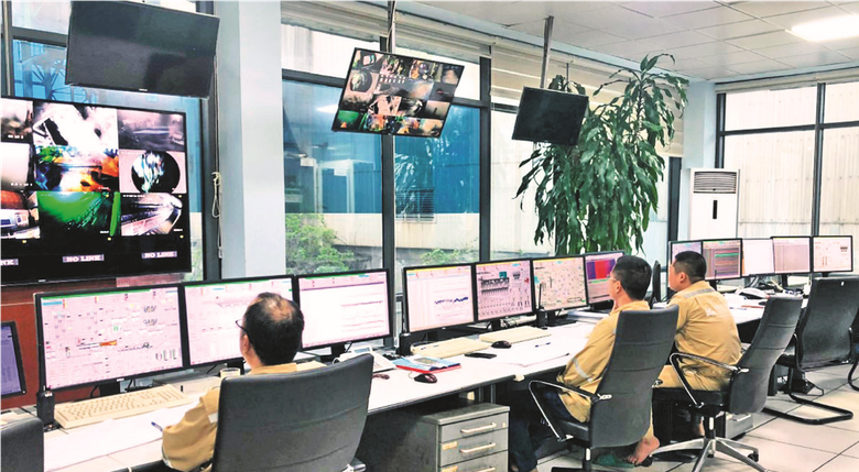 To&agrave;n bộ qu&aacute; tr&igrave;nh sản xuất, đồng xử l&yacute; chất thải, chất thải nguy hại được điều khiển từ CCR tai nh&agrave; m&aacute;y VICEM B&uacute;t Sơn.