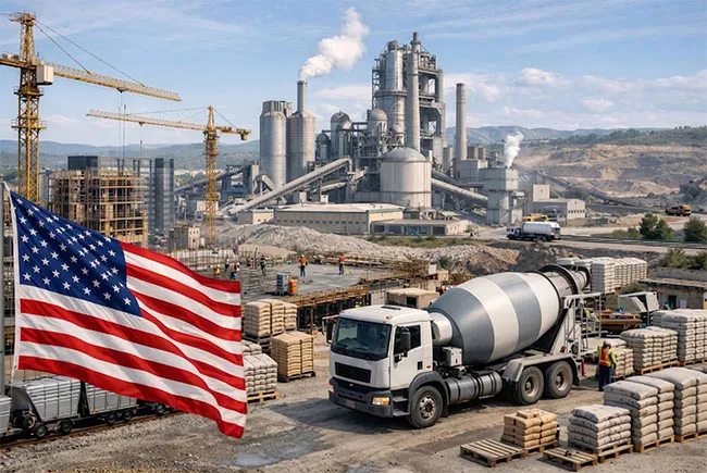 Thị trường xi măng Mỹ được ACA dự báo phục hồi từ năm 2027 sau giai đoạn chạm đáy.