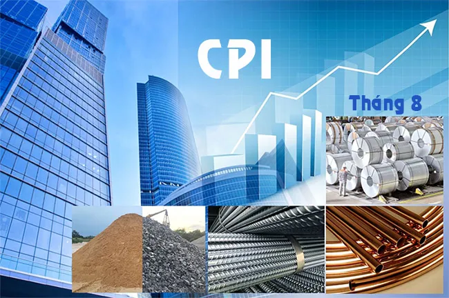 CPI bình quân 8 tháng đầu năm 2026 tăng 4,45%, trong đó nhóm nhà ở, điện, nước và vật liệu xây dựng tăng 6,71%.