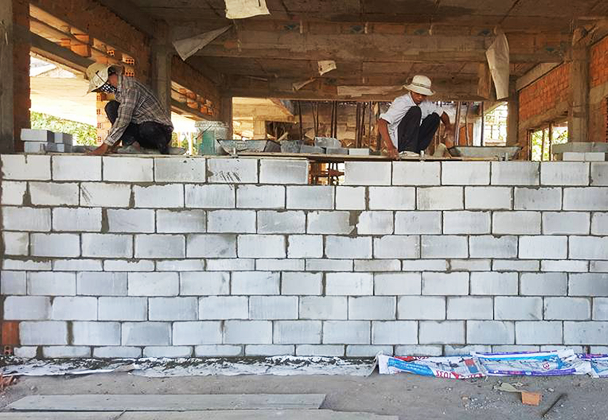 Gia Lai: Nhiều tiện ích khi sử dụng vật liệu xây không nung