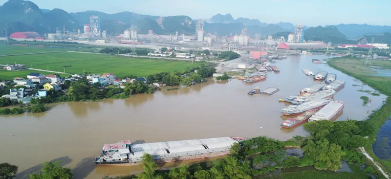 5 dây chuyền nhà máy Xi măng Thành Thắng